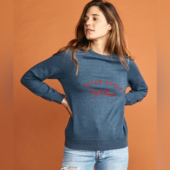 Marine Layer Tops - Marine Layer x Lost & Found Louise Crewneck